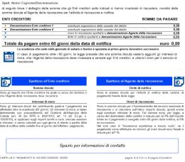Riscossione, Ecco la nuova cartella esattoriale